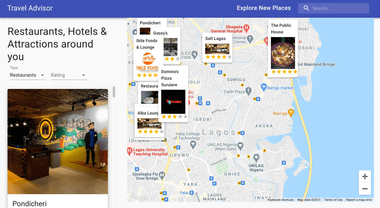 travel advisor project